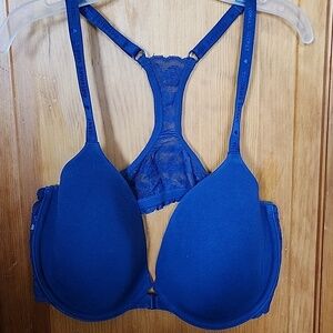 Victoria's Secret Royal Blue Push-Up Racerback Bra
